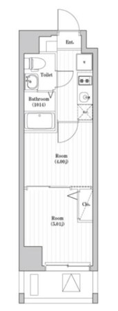 アーバハイツ六町1号館の物件間取画像